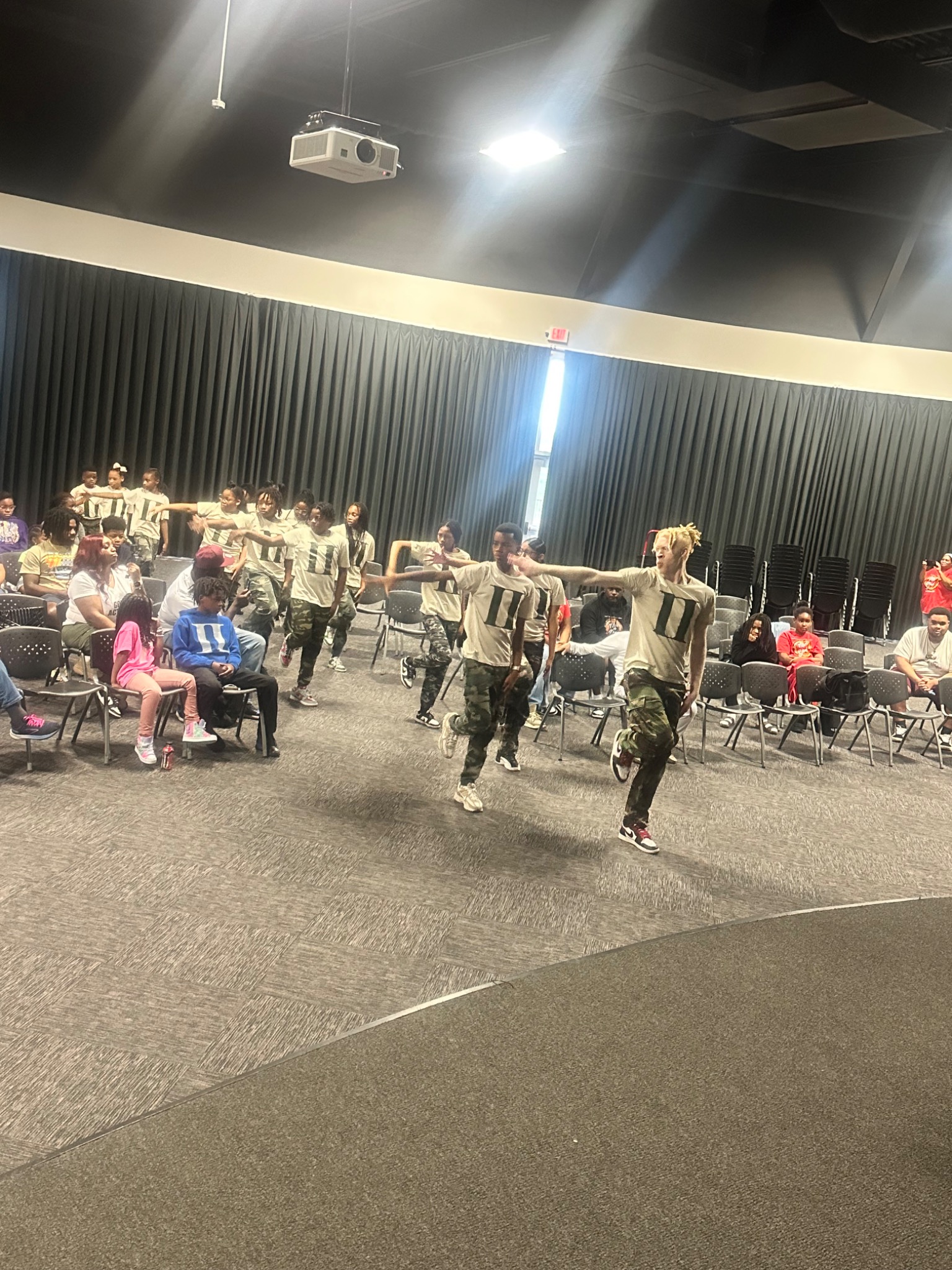 Church drill team ministry in action